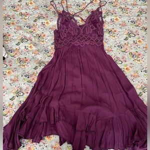 Free People Adella Slip Dress